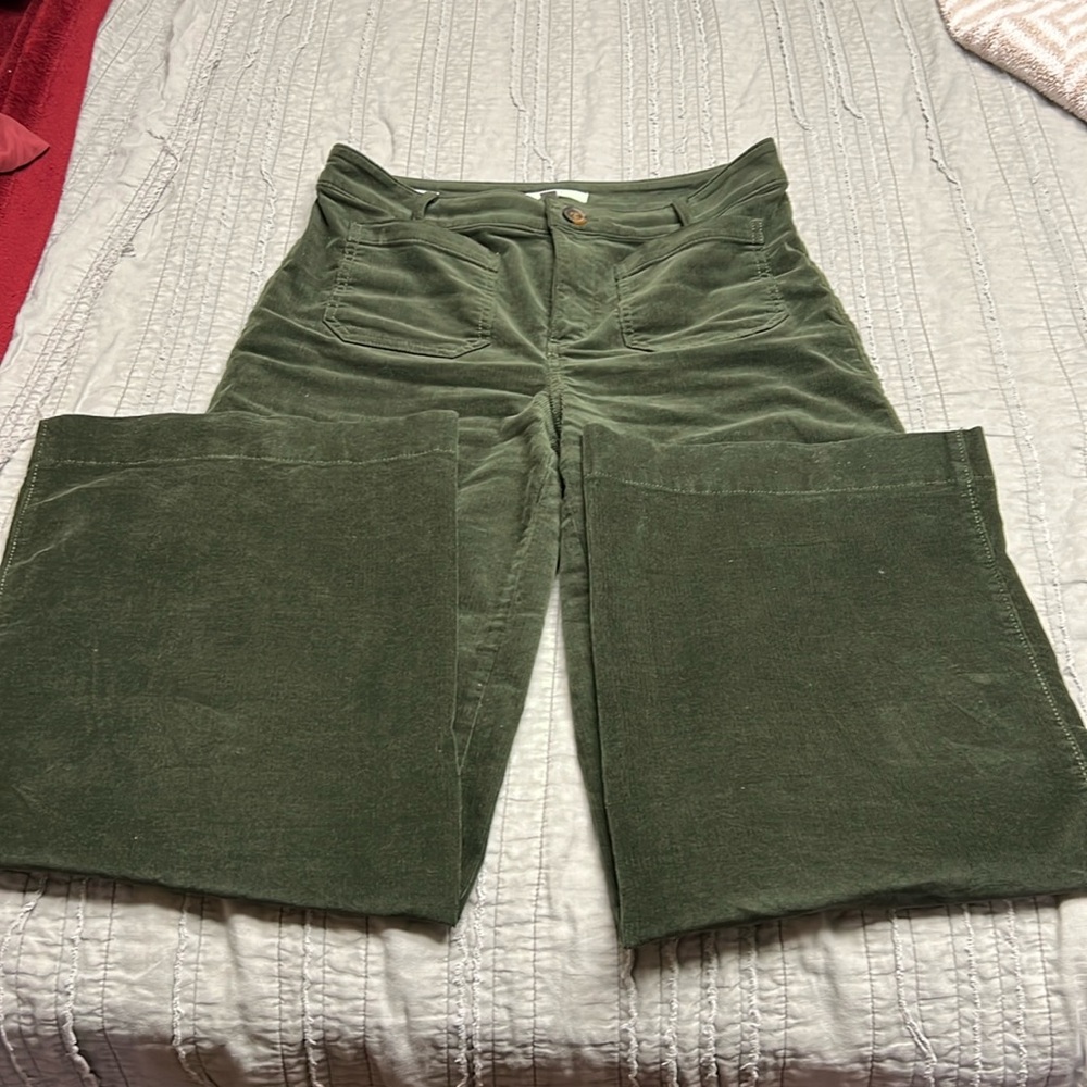 Corduroy wide leg pant